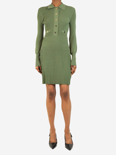 Green Lauper ribbed dress - size S Dresses Veronica Beard 