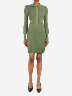 Green Lauper ribbed dress - size S Dresses Veronica Beard 