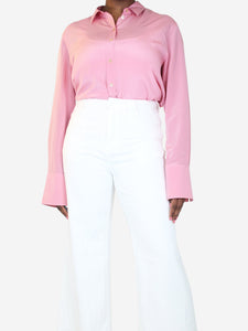 Joseph Pink bohemian silk shirt - size UK 14