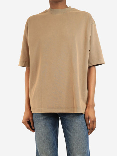 Brown faded t-shirt - size XS Tops Acne Studios 