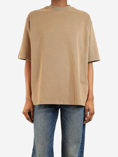 Brown faded t-shirt - size XS Tops Acne Studios 