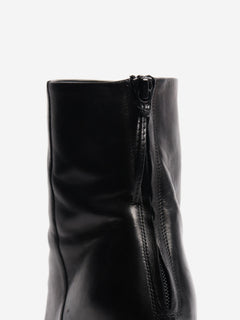 Black blocked heel leather ankle boots - size EU 37 (UK 4) Boots Isabel Marant 