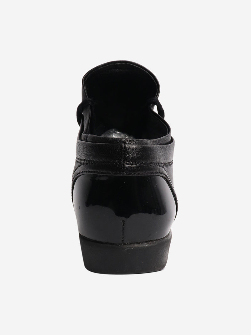 Chanel Black lace up trainers - size EU 37.5 (UK 4.5) Trainers Chanel 