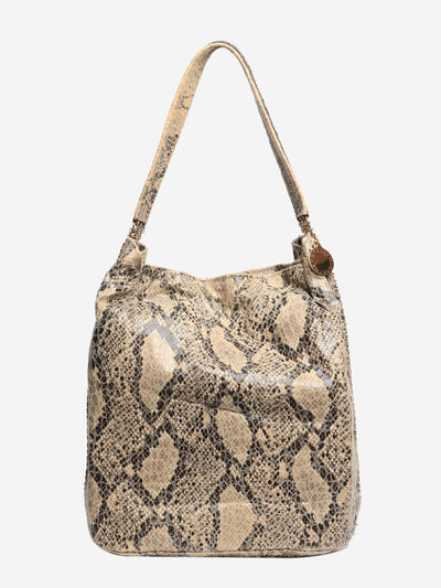 Brown snakeskin Falabella tote bag Shoulder bags Stella McCartney 