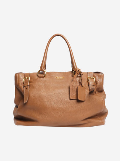 Brown top handle bag Bags Prada 