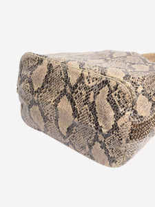 Stella McCartney Brown snakeskin Falabella tote bag