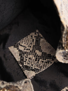 Stella McCartney Brown snakeskin Falabella tote bag