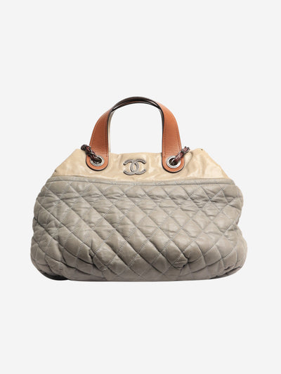 Grey 2010 diamond-quilted iridescent calfskin In The Mix bag Shoulder bags Chanel 