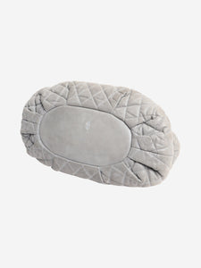Chanel Grey 2010 diamond-quilted iridescent calfskin In The Mix bag