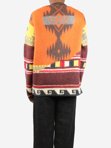 Alanui Orange over the Andes wool sweater - size XS