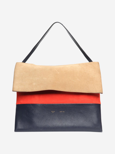 Multicolour suede and leather shoulder bag Shoulder bags Celine 