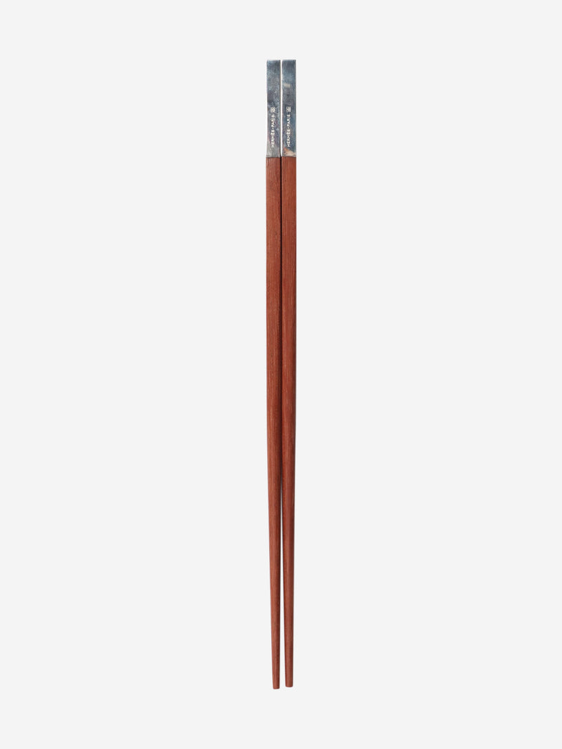 Brown wooden chopsticks Homeware Hermes 