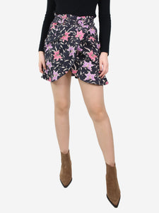 Isabel Marant Multicoloured floral wrap skirt - size UK 6