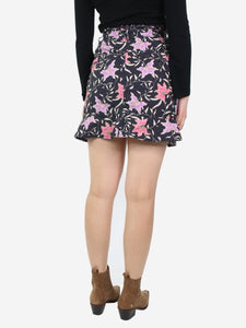 Isabel Marant Multicoloured floral wrap skirt - size UK 6