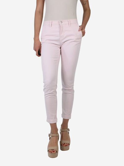 Pink slim trousers - size UK 6 Trousers J Brand