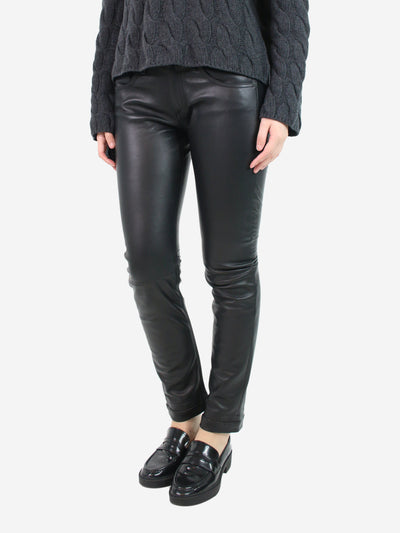 Black leather trousers - size UK 8 Trousers Rag & Bone 