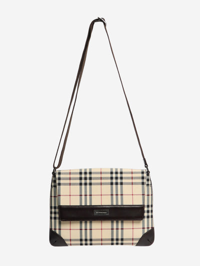 Neutral Nova Check shoulder bag Shoulder bags Burberry 