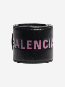 Balenciaga Black snap band