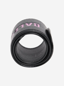 Balenciaga Black snap band