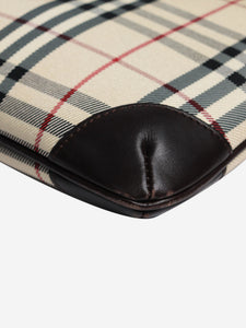 Burberry Neutral Nova Check shoulder bag