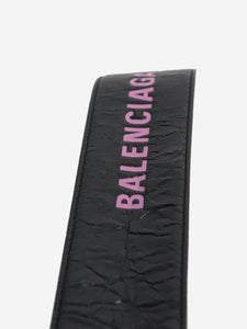 Balenciaga Black snap band