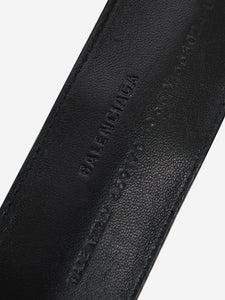 Balenciaga Black snap band