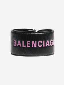 Balenciaga Black snap band