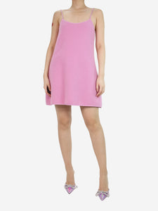 MSGM Pink sleeveless wool dress - size UK 8