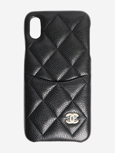 Black Talk Phone Pouch Clutch bags Christian Dior 