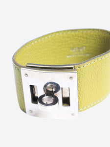 Hermes Green Kelly Dog bracelet