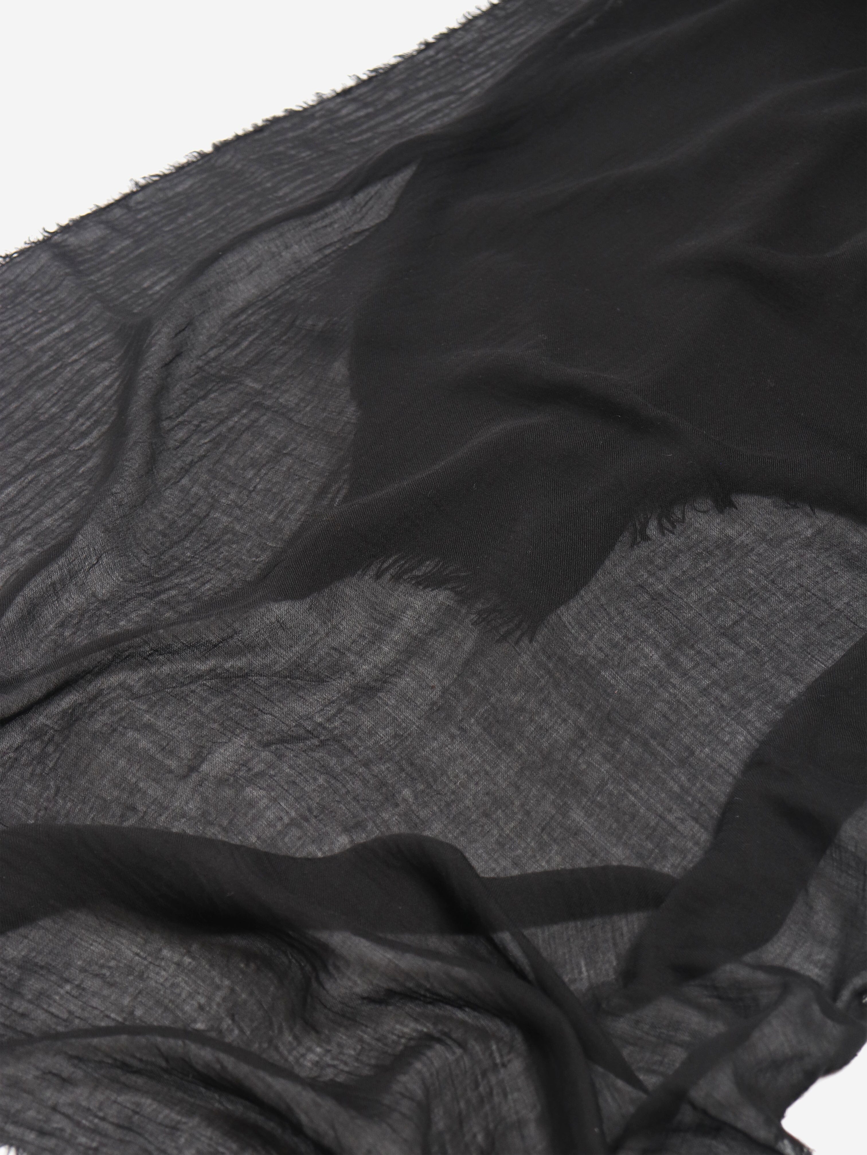 Black Kazzurra scarf Scarves Faliero Sarti 