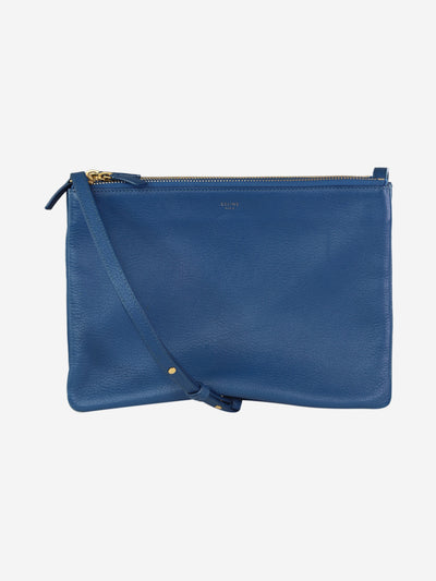 Blue Trio leather shoulder bag Shoulder bags Celine 