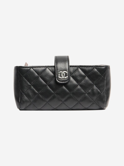 Black 2014 lambskin quilted O-Mini clutch Wallets, Purses & Small Leather Goods Chanel 