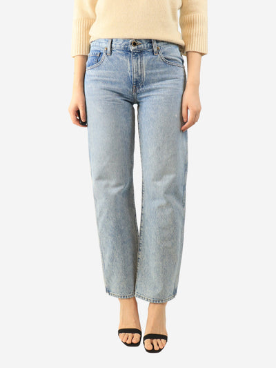 Blue straight-leg jeans - size UK 8 Trousers Khaite 