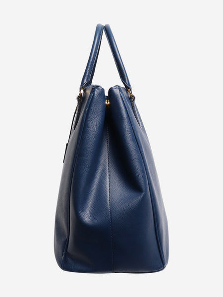 Blue large Saffiano leather Galleria bag alternate image