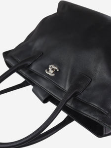 Chanel Black 2008 CC lock tote bag