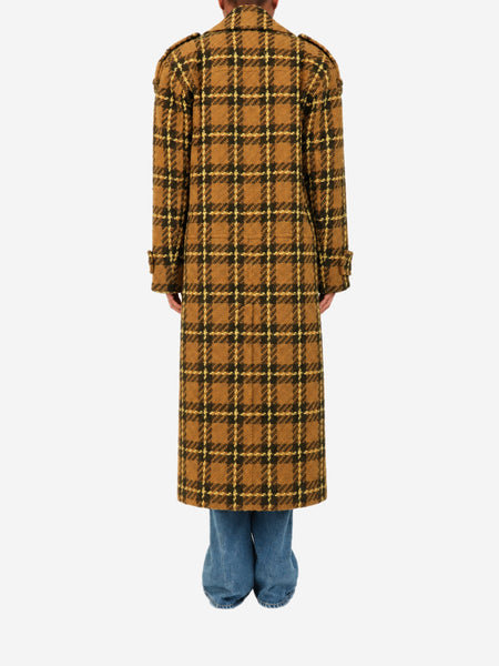 Brown check wool Luminosity coat - size UK 8 alternate image
