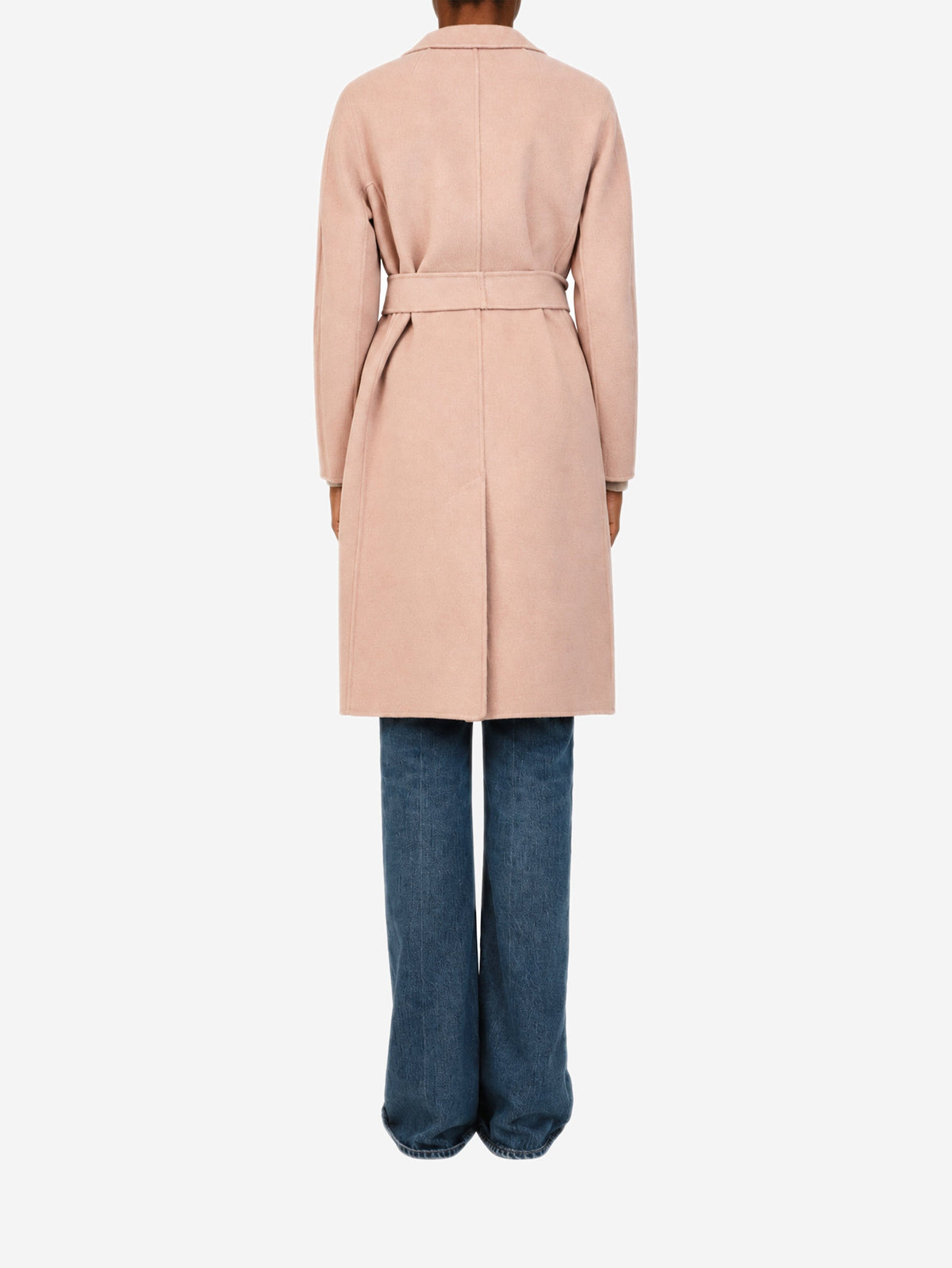 Pink belted wool midi coat - size UK 6 Coats & Jackets S'Max Mara 