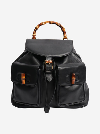 Black vintage bamboo backpack Backpacks Gucci 