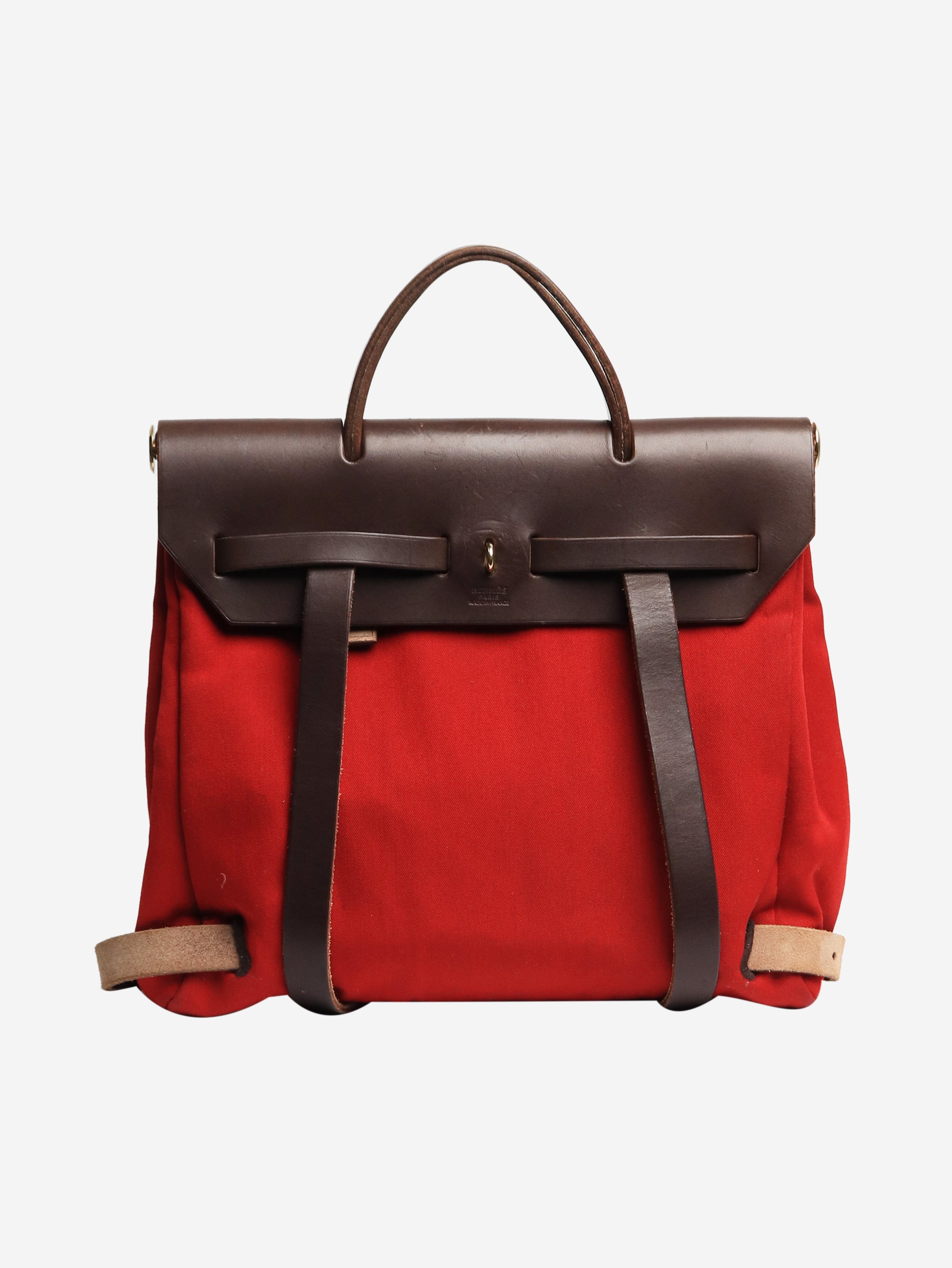 Red vintage 2003 Herbag Backpacks Hermes 