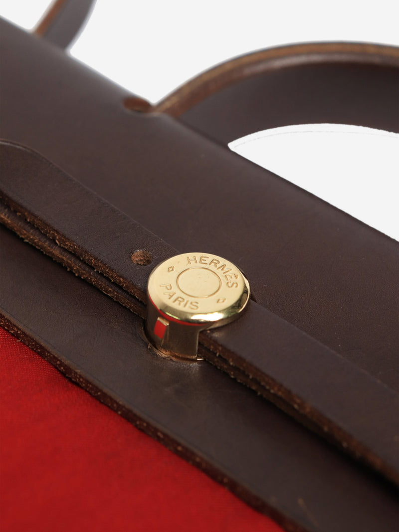 Red vintage 2003 Herbag Backpacks Hermes 