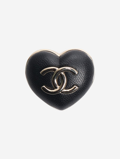 Gold CC heart brooch Brooches Chanel 