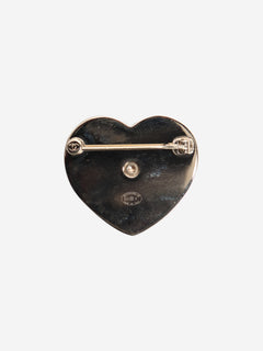 Gold CC heart brooch Brooches Chanel 