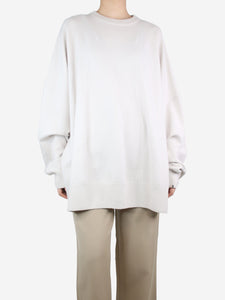 Extreme Cashmere Neutral crewneck jumper - size No size