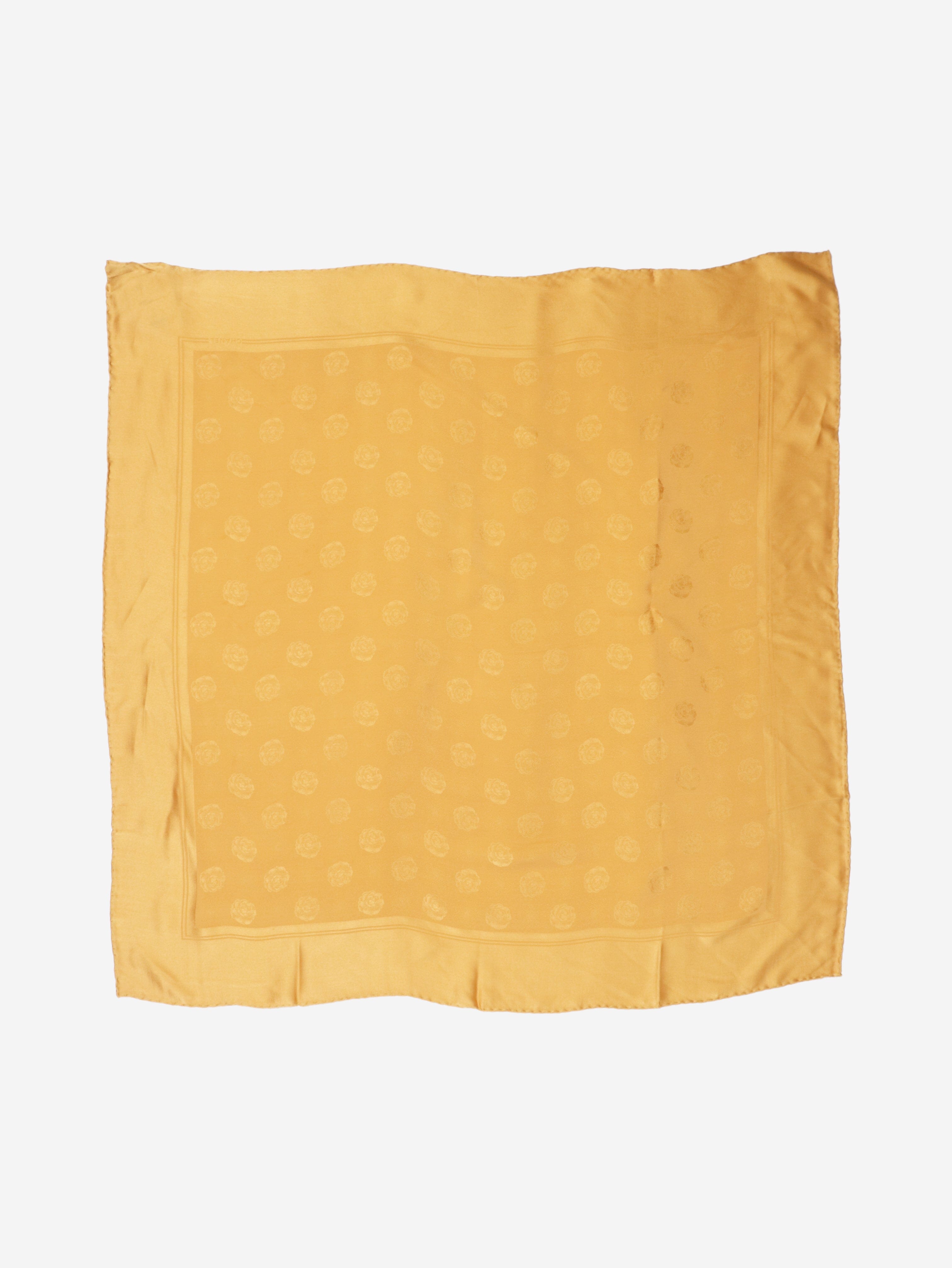 Silk Scarf With Floral Design - size Scarves Chanel 