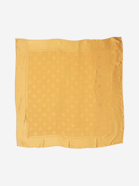 Silk Scarf With Floral Design - size product image