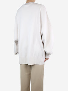 Extreme Cashmere Neutral crewneck jumper - size No size