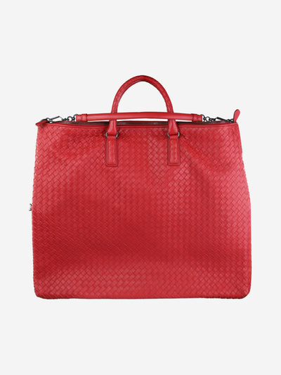 Red interwoven tote Top Handle Bags Bottega Veneta 