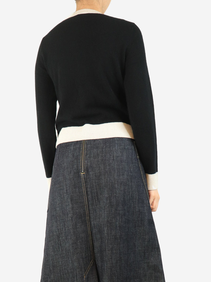 Black cashmere cardigan - size S Knitwear From Future 