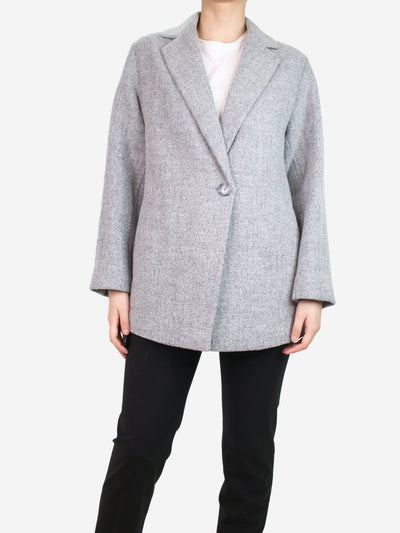 Grey pebble-textured blazer coat - size S Coats & Jackets Vince 